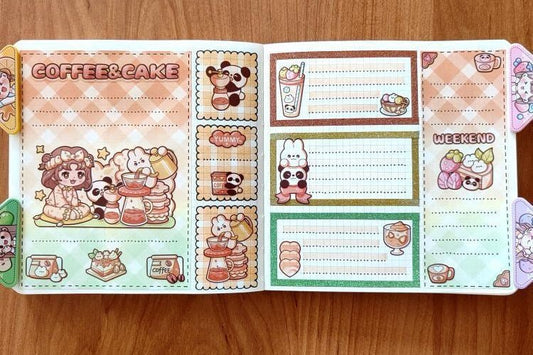 Guest Creator: Tatiana's Masterclass on Making a Busy Style Journal Page Layout - The Kawaii Nest