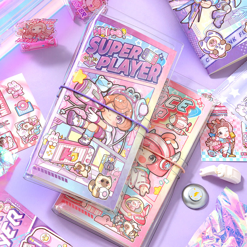 Kawaii Cyberpunk Journal Set