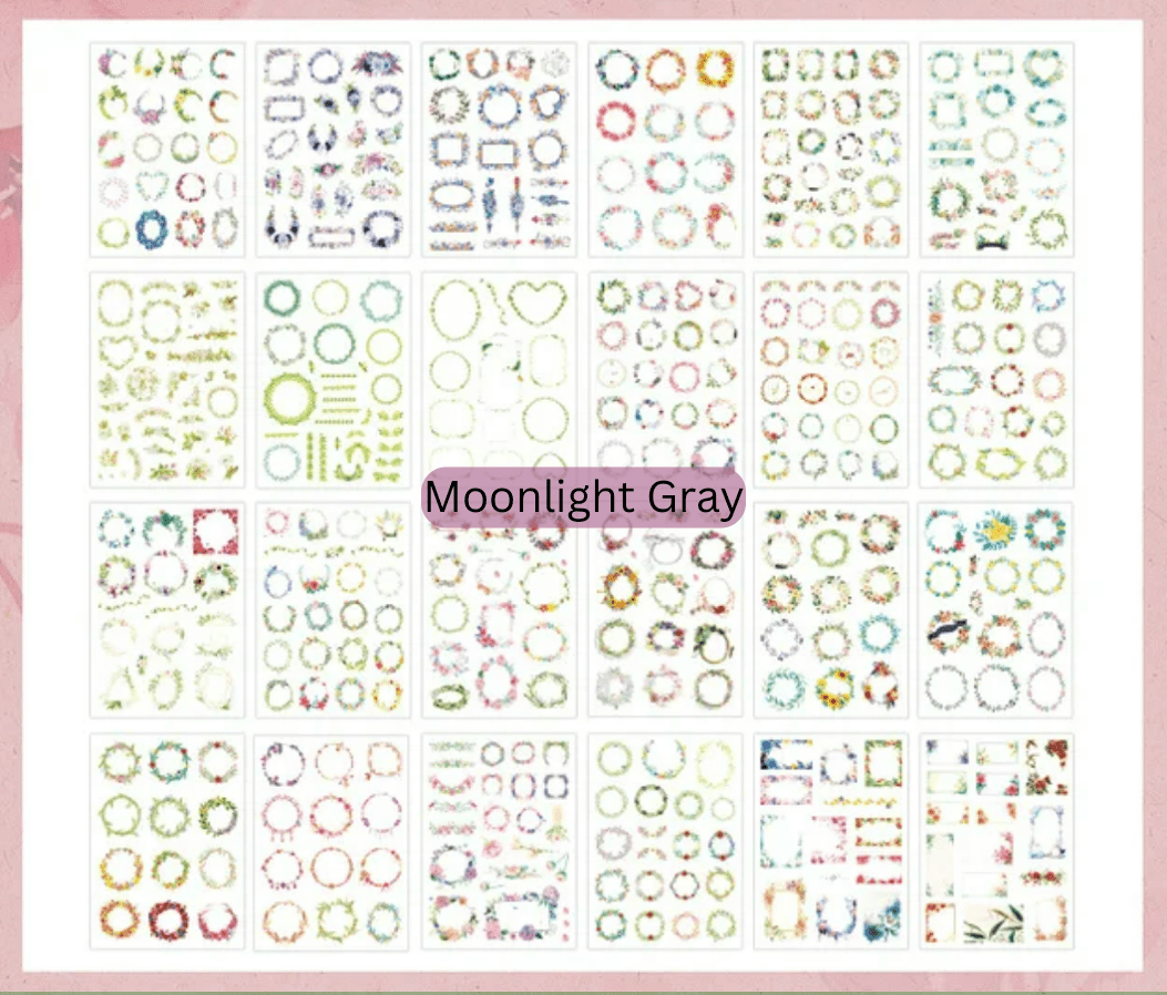 24 Page Book of Beautiful Washi Stickers - The Kawaii Nest