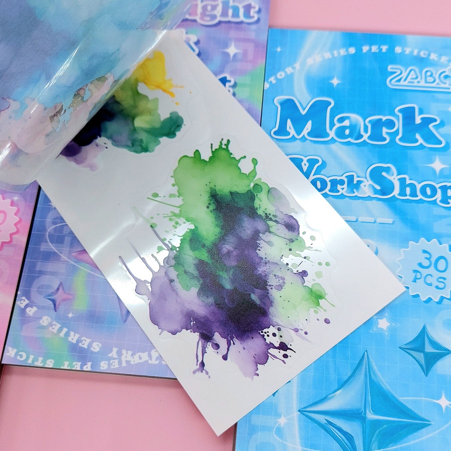 30 Pages of Planner Shapes Sticker Books - The Kawaii Nest