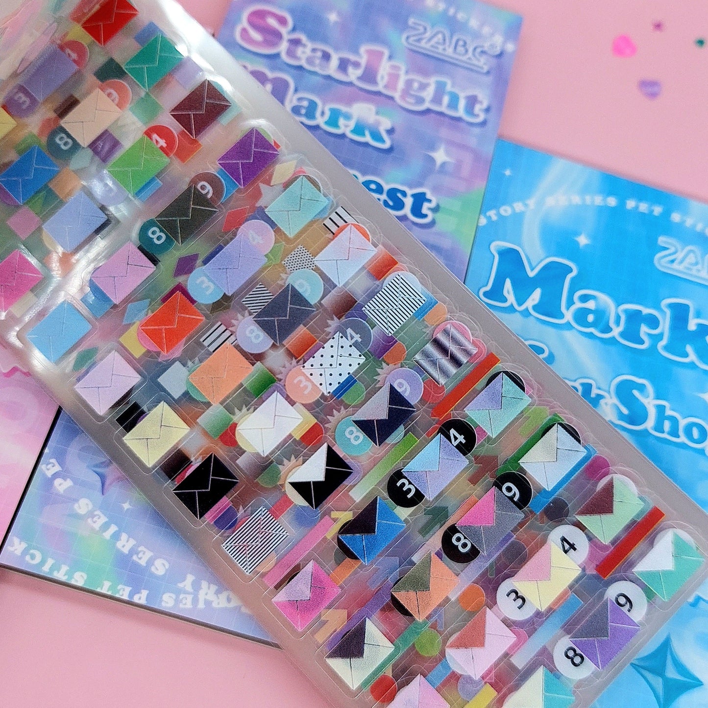 30 Pages of Planner Shapes Sticker Books - The Kawaii Nest