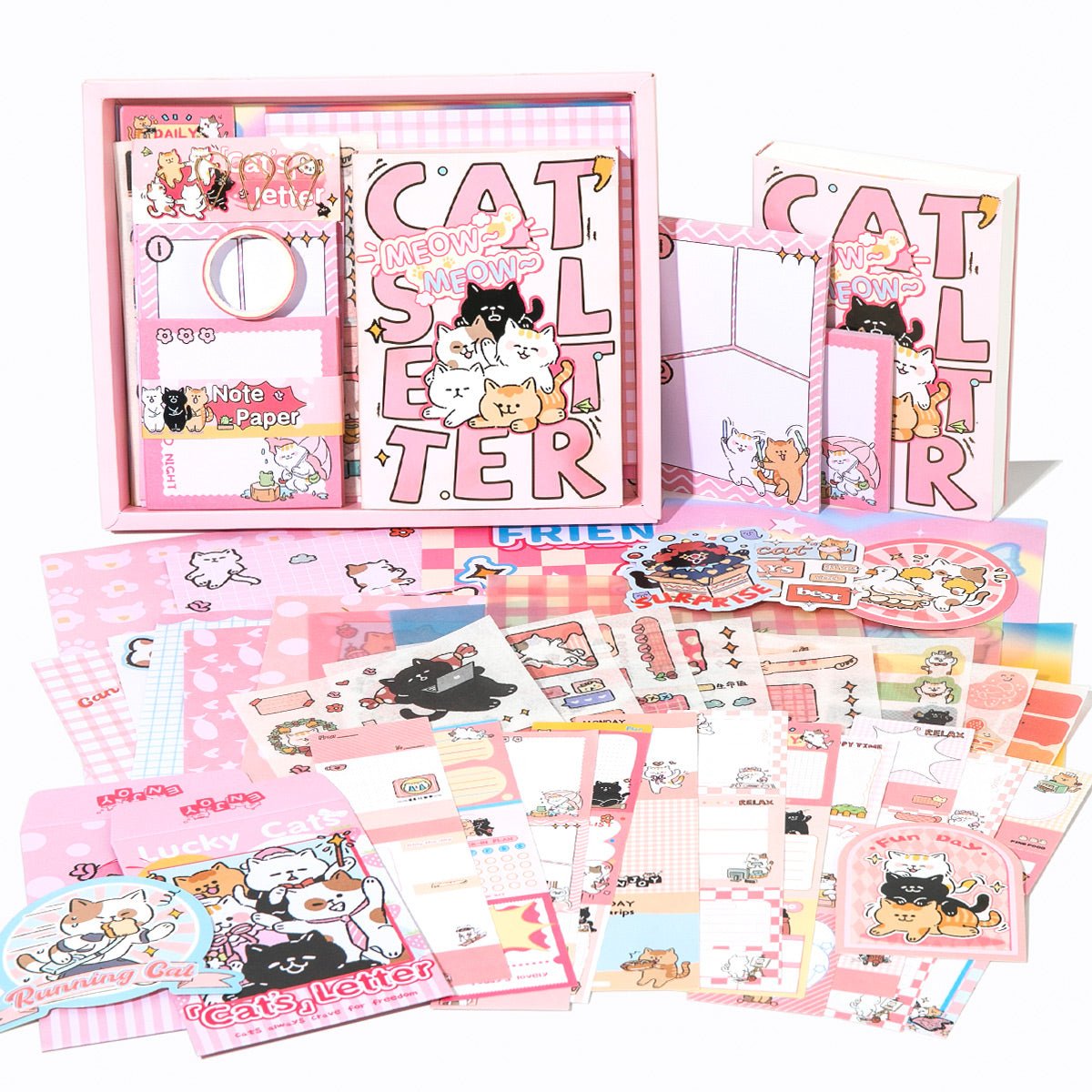 Cute Cat Journal Gift Set - The Kawaii Nestjournals