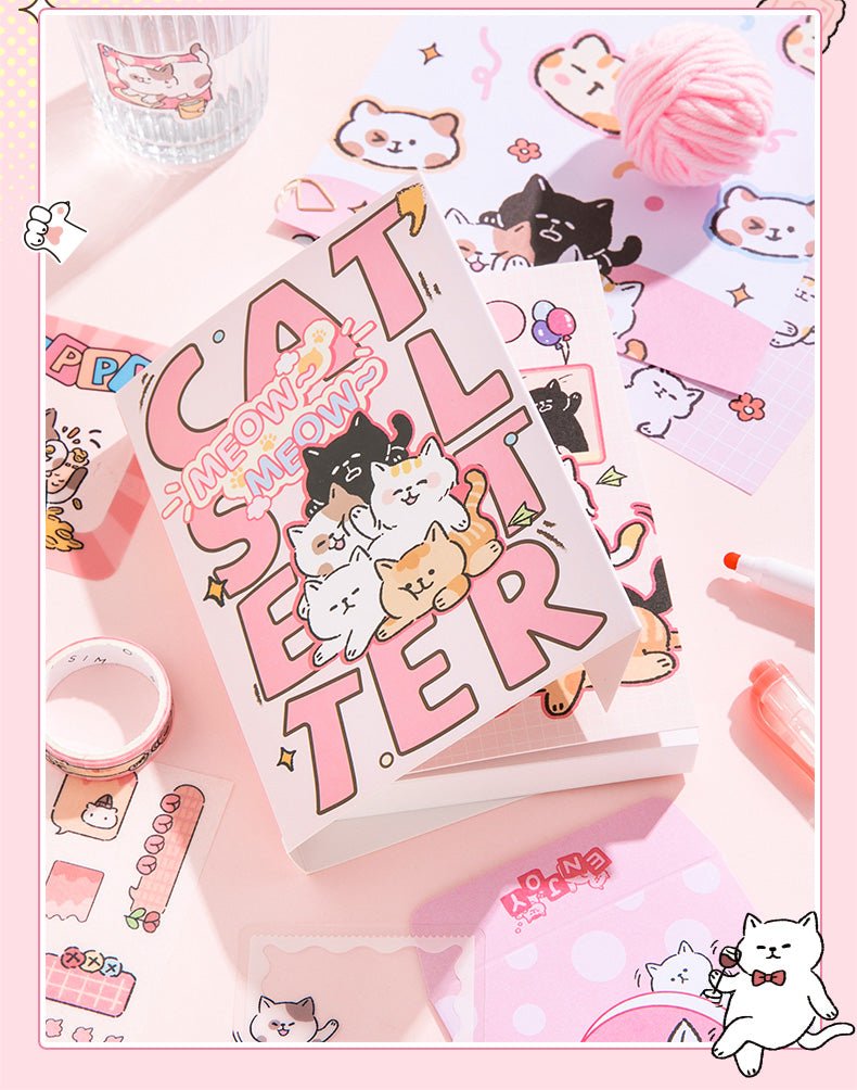 Cute Cat Journal Gift Set - The Kawaii Nestjournals