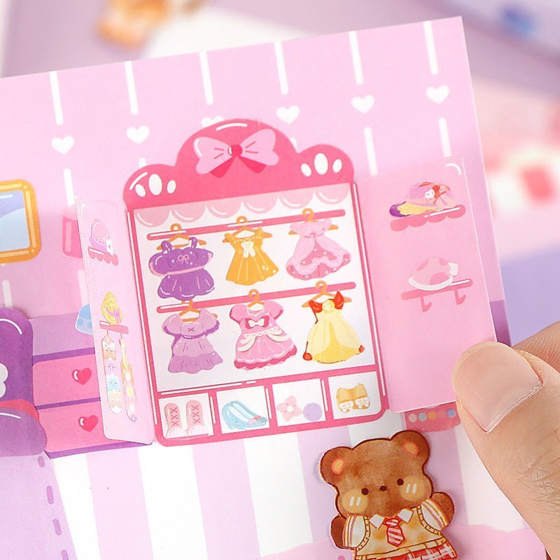 Cute Dress - Up Dolls Sticker Sets - The Kawaii Nest
