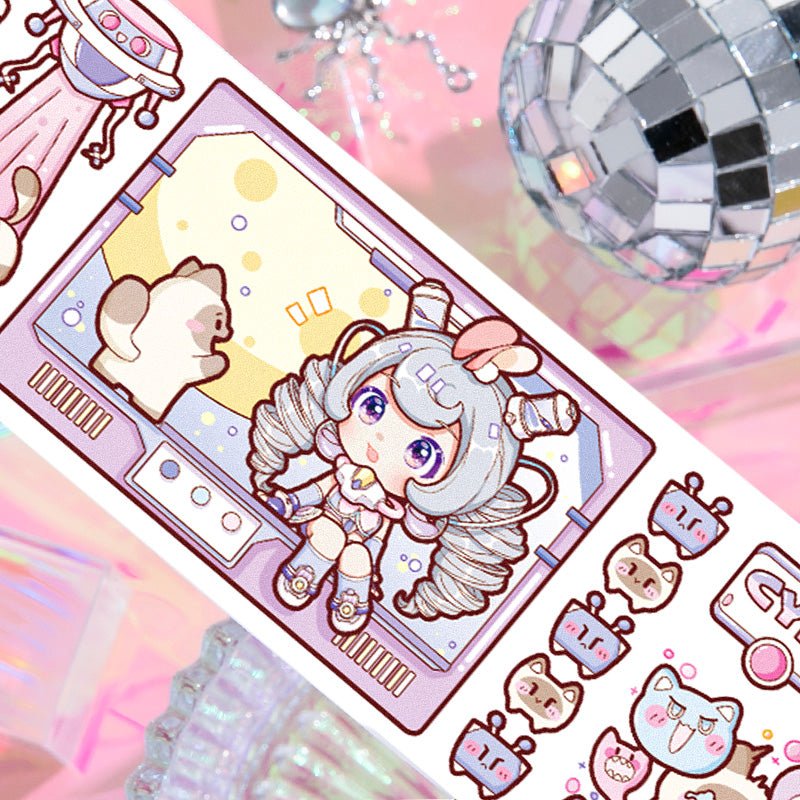Cyberpunk World Washi Tape Rolls - The Kawaii Nest