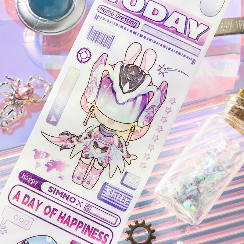 Cyberpunk World Washi Tape Rolls - The Kawaii Nest