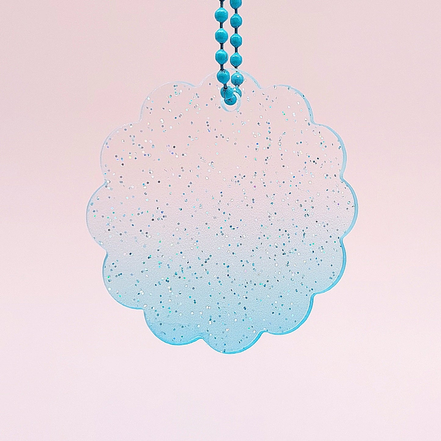 Glitter Acrylic Tag & Chain For Decorating - The Kawaii Nestcream craft