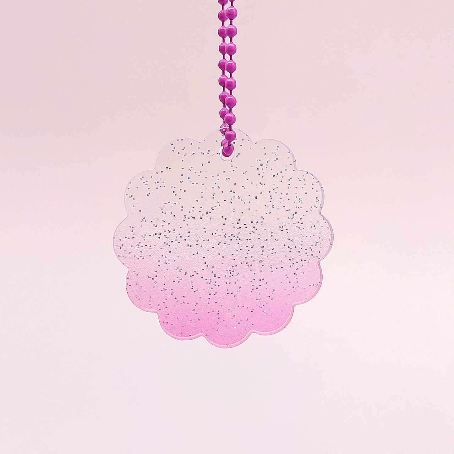 Glitter Acrylic Tag & Chain For Decorating - The Kawaii Nestcream craft