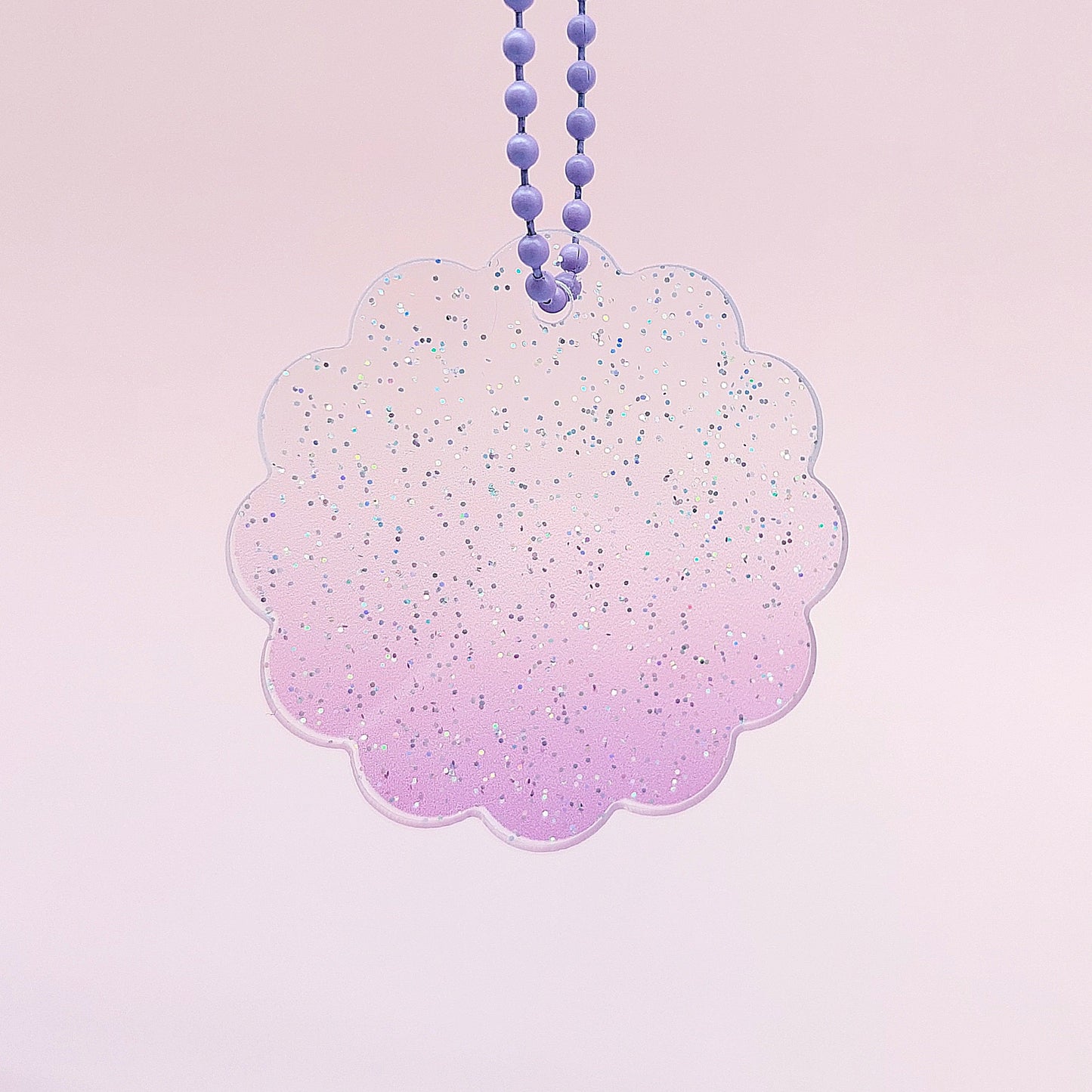 Glitter Acrylic Tag & Chain For Decorating - The Kawaii Nestcream craft