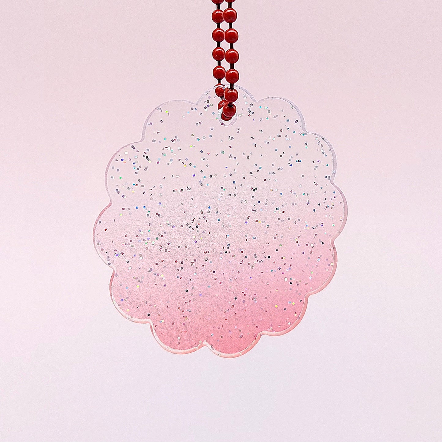 Glitter Acrylic Tag & Chain For Decorating - The Kawaii Nestcream craft