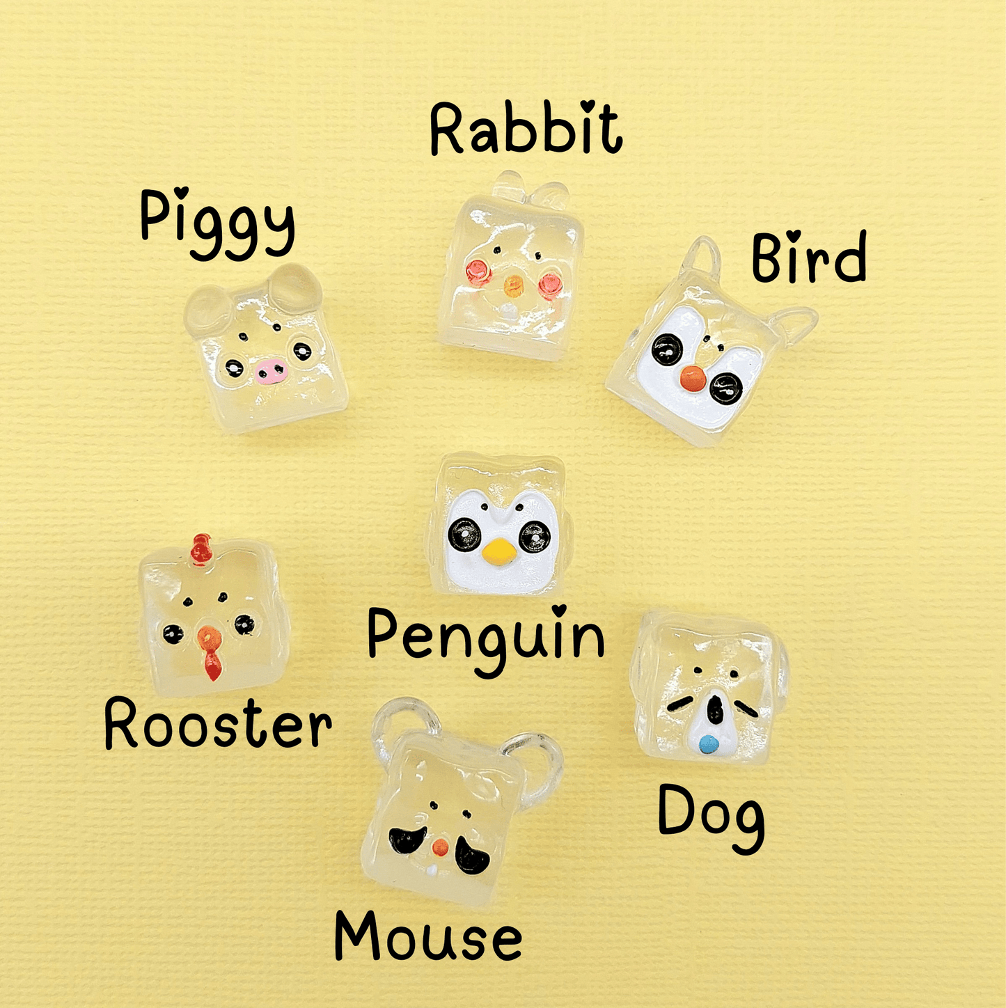 Glow - In - The - Dark Animal Ice Cubes - The Kawaii Nestcharms