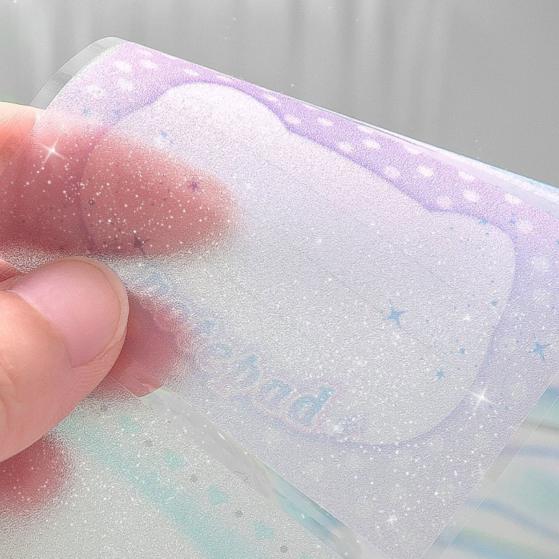 Gradient Crystal Sitcker Notes - The Kawaii Nest