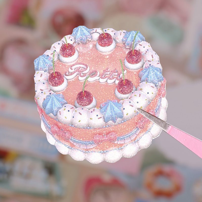 Japanese - Style Dessert Collage Sticker Books - The Kawaii Nest