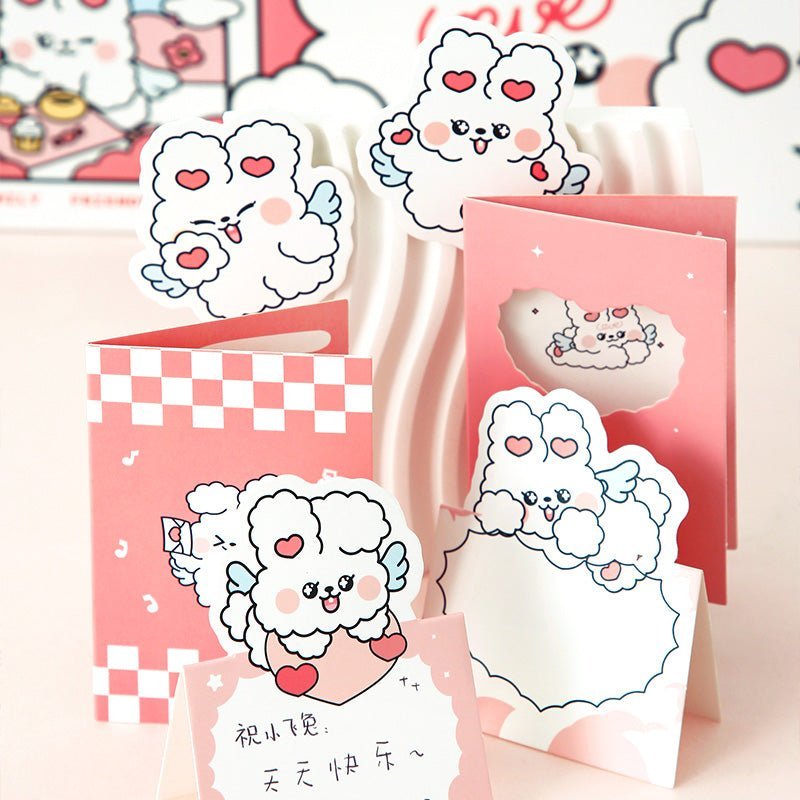 Journal / Notebook Gift Set ~ Fluffy Bunny ~ Large - The Kawaii Nest