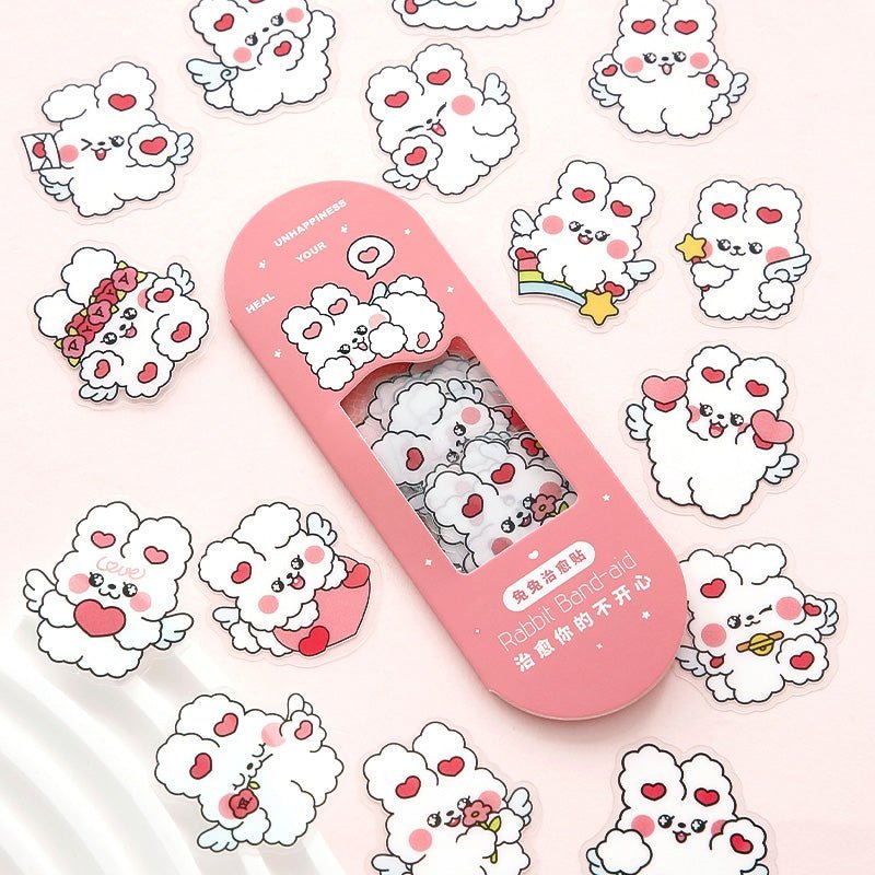 Journal / Notebook Gift Set ~ Fluffy Bunny ~ Large - The Kawaii Nest