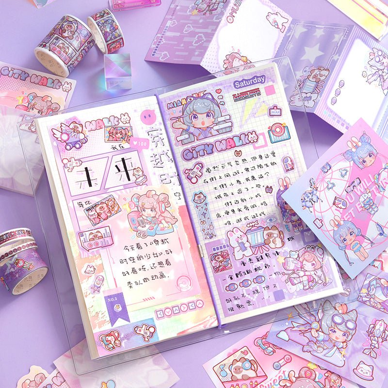 Kawaii Cyberpunk Journal Set - The Kawaii Nest