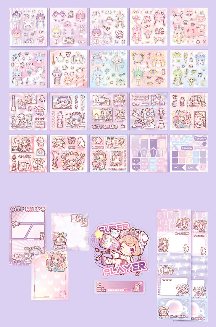 Kawaii Cyberpunk Journal Set - The Kawaii Nest