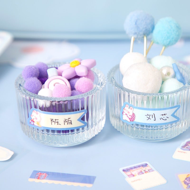Kawaii Name Sticker Labels - The Kawaii Nest