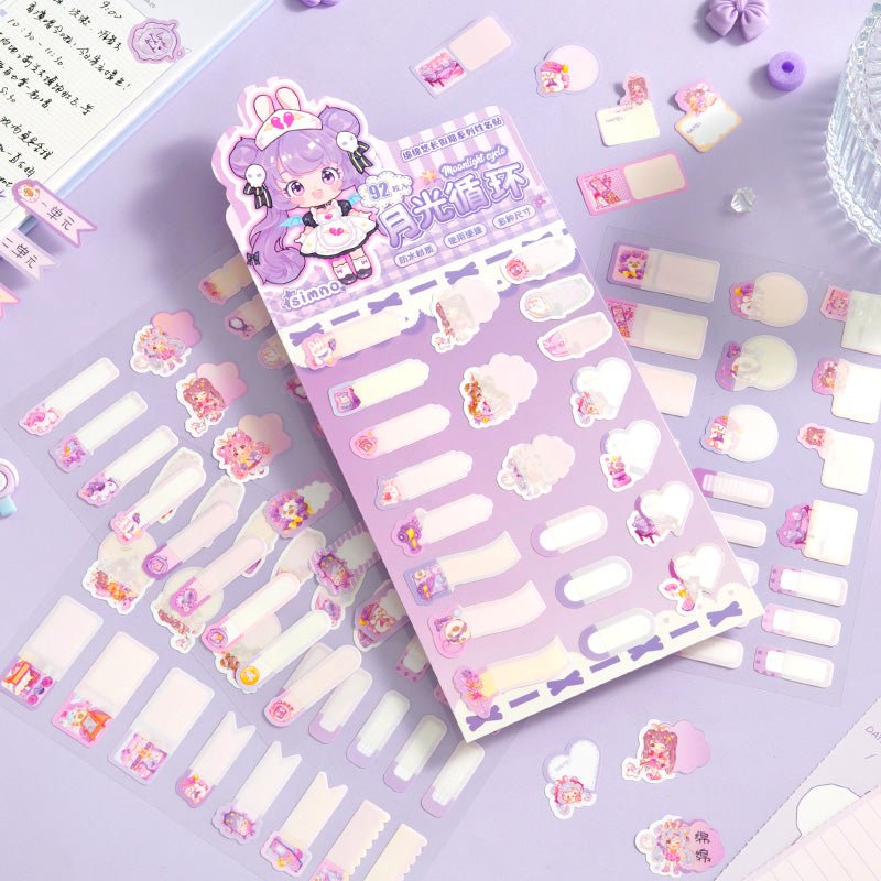 Kawaii Name Sticker Labels - The Kawaii Nest