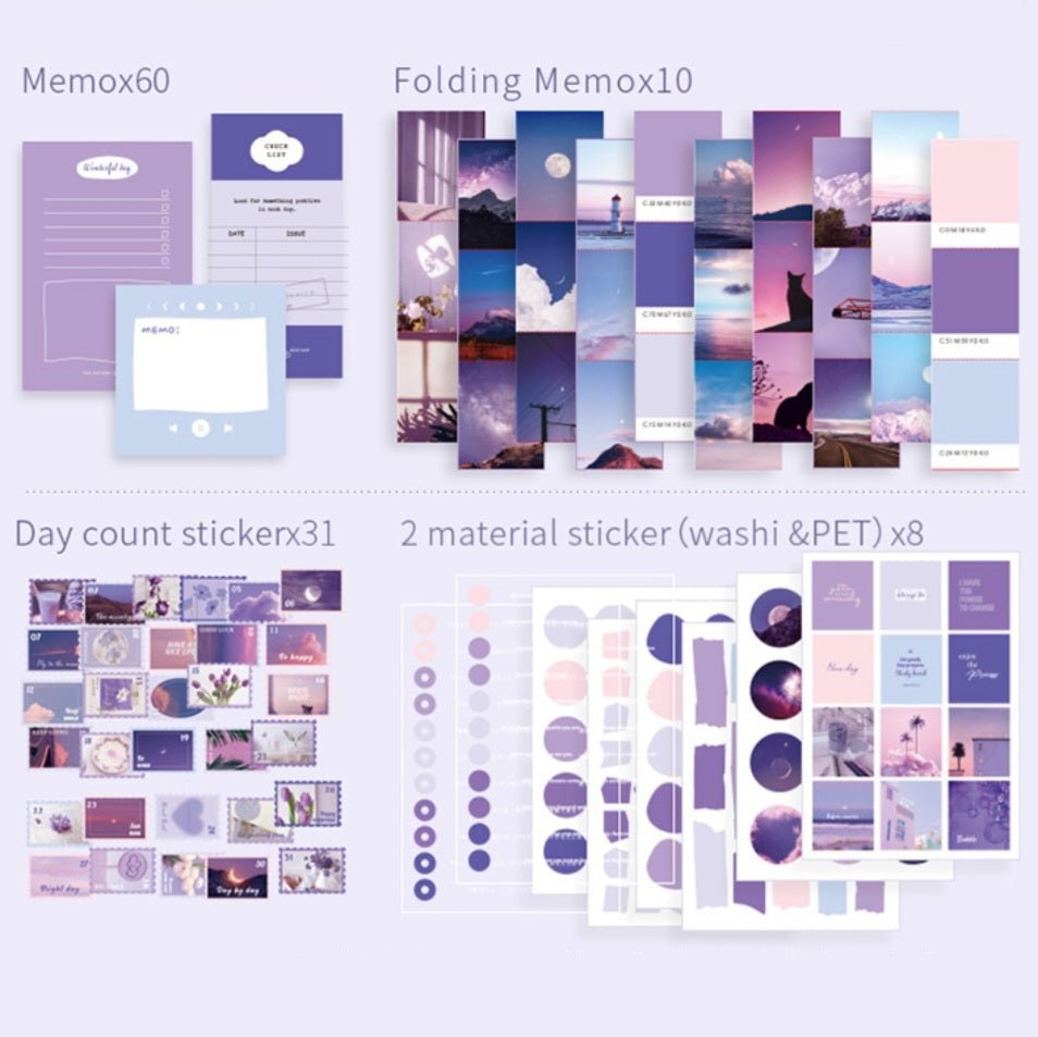 Milky Way - Moonlight Journal Set - The Kawaii Nestjournals