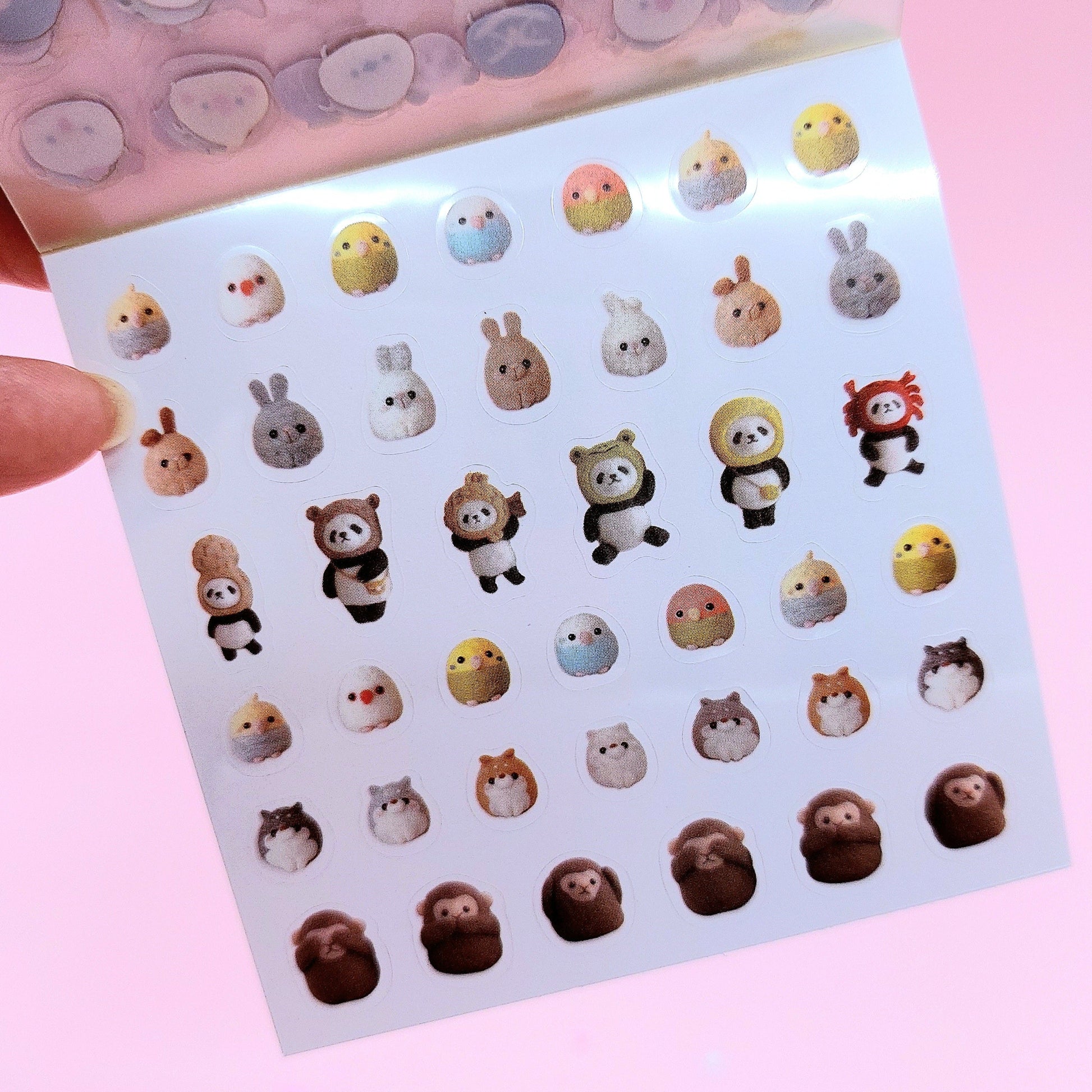 Mini Food & Pets Deco Sticker Books - The Kawaii Nest