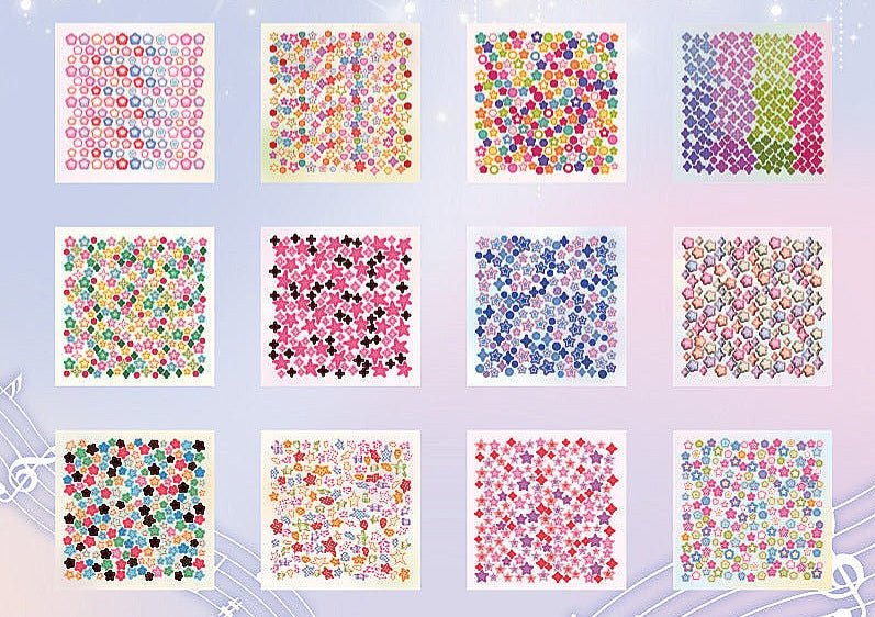 Mini Star Sticker Books – Matte & Holographic Pages - The Kawaii Nest