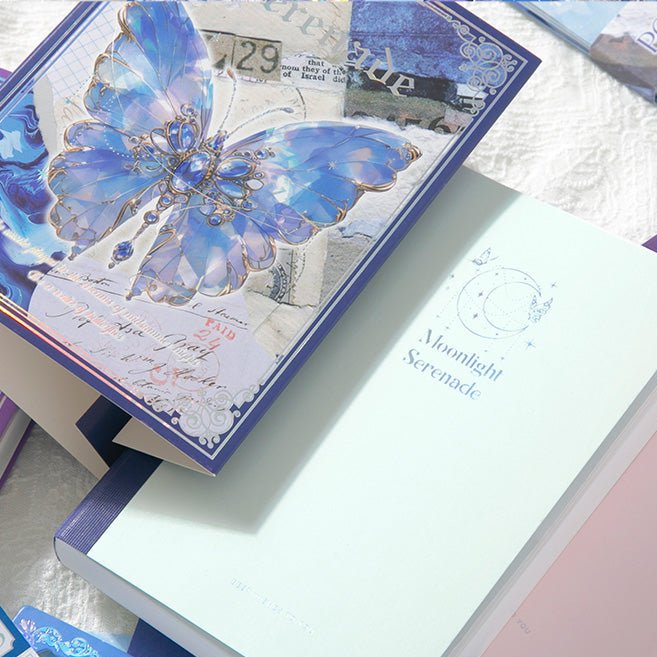 Moonlight Serenade - Butterfly Journal Set - The Kawaii Nestjournals