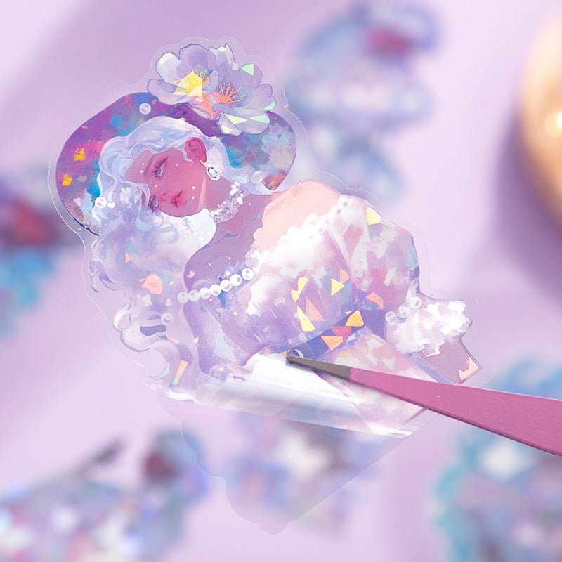 Sanctuary Prayer Light – Ethereal P.E.T. Sticker Packs - The Kawaii Nest