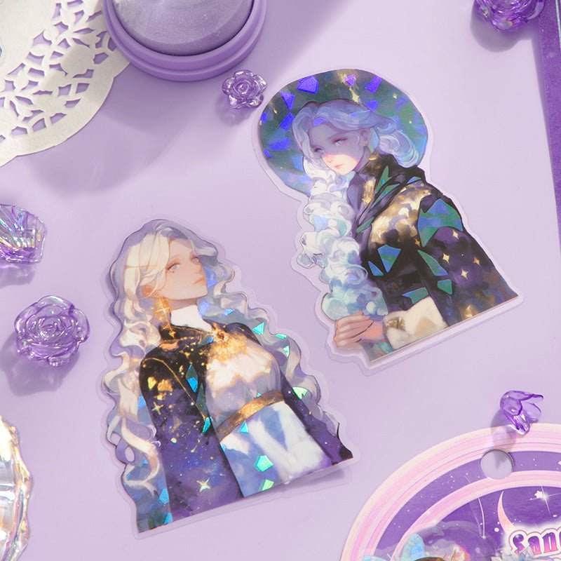 Sanctuary Prayer Light – Ethereal P.E.T. Sticker Packs - The Kawaii Nest