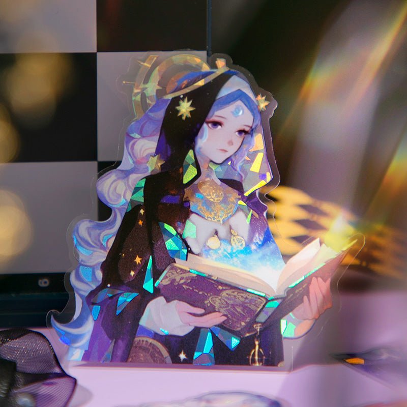 Sanctuary Prayer Light – Ethereal P.E.T. Sticker Packs - The Kawaii Nest