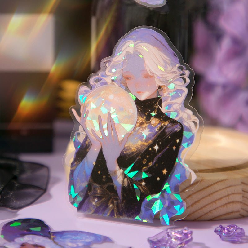 Sanctuary Prayer Light – Ethereal P.E.T. Sticker Packs - The Kawaii Nest
