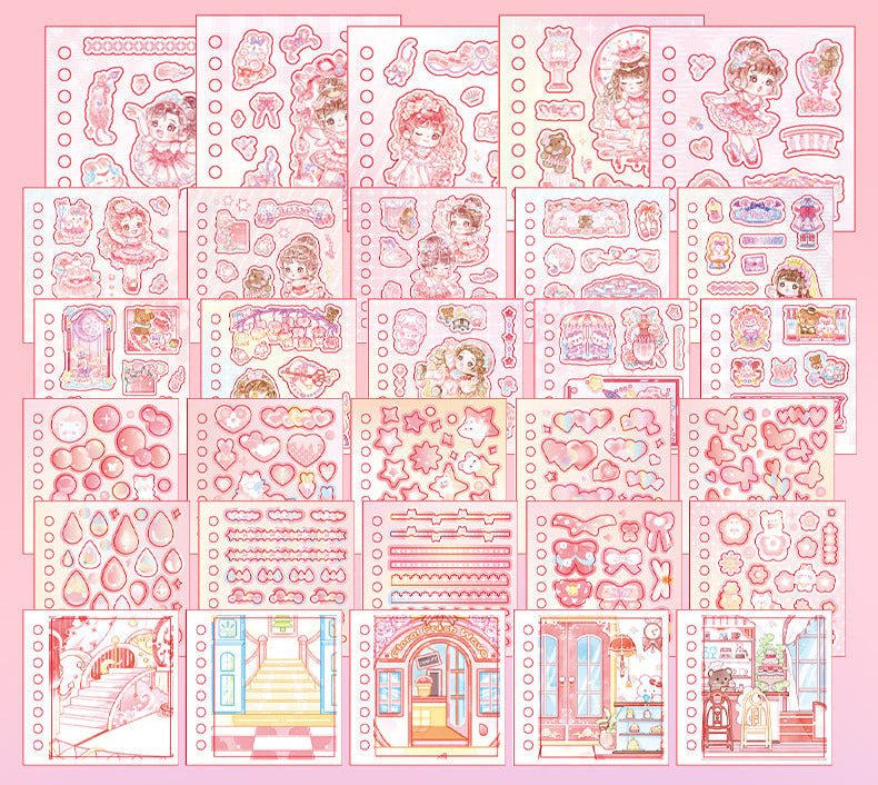 Shine's Kawaii Stationery Journal Gift Set – Ballet & Concert Themes - The Kawaii Nest