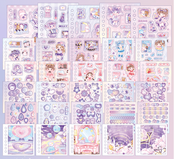 Shine's Kawaii Stationery Journal Gift Set – Ballet & Concert Themes - The Kawaii Nest