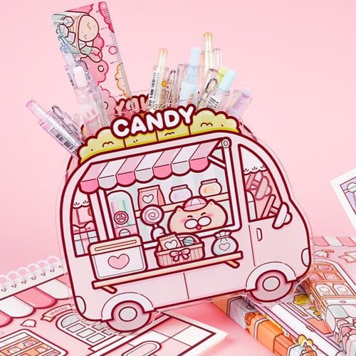 Small Mochi Acrylic Pen Holder - The Kawaii Nest