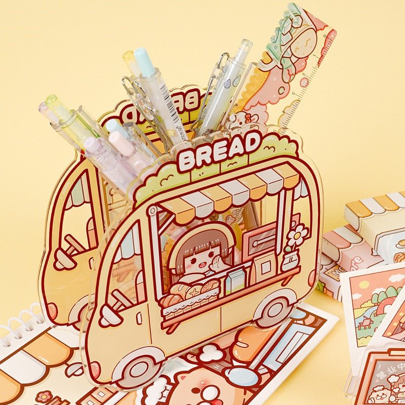 Small Mochi Acrylic Pen Holder - The Kawaii Nest