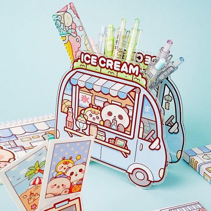 Small Mochi Acrylic Pen Holder - The Kawaii Nest