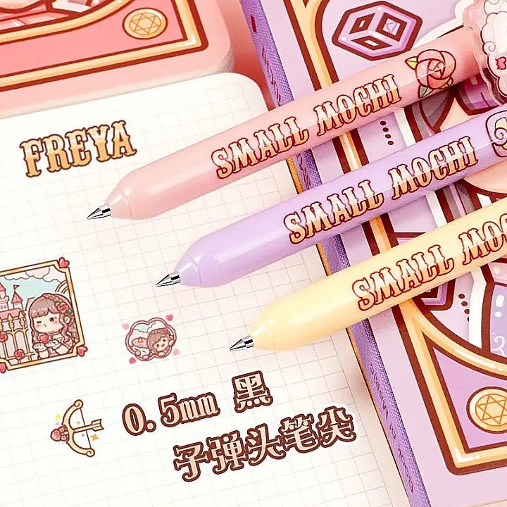 Small Mochi Black Ballpoint Pen - The Kawaii Nest
