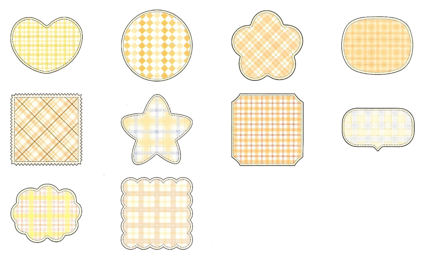 Special Shaped Kawaii Note Papers - The Kawaii Nest