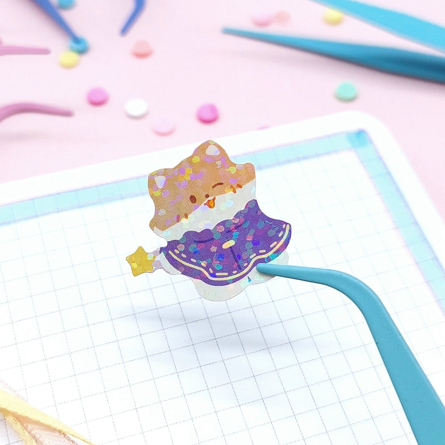 Sticker Tweezers – Fully Coated Duo Set (Macaron Colours) - The Kawaii Nest