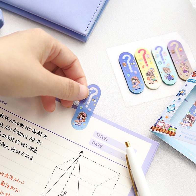Sticky Page Marker Pack - The Kawaii Nest