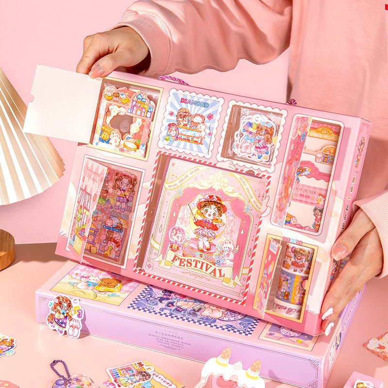 Surprise Window ~ Stationery Gift Set ~ Festival - The Kawaii Nest