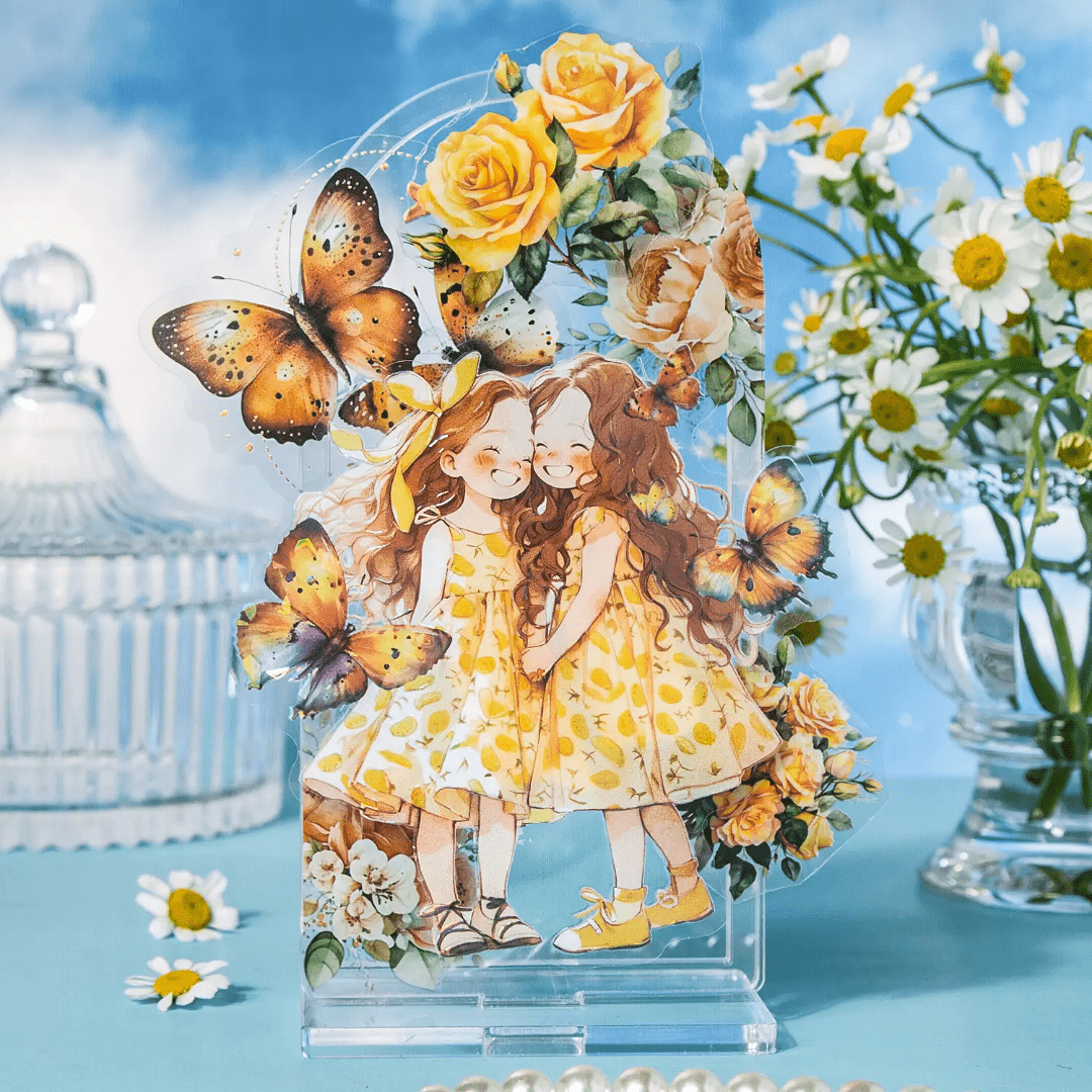 Twins & Butterflies Holographic Sticker Sets - The Kawaii Nest