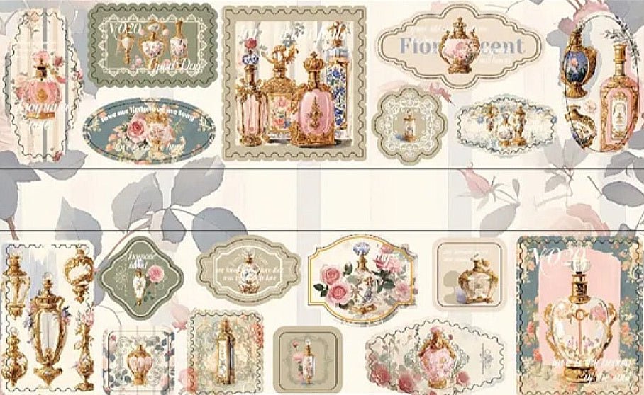 Vintage Kitsch Sticker Rolls - The Kawaii Nest