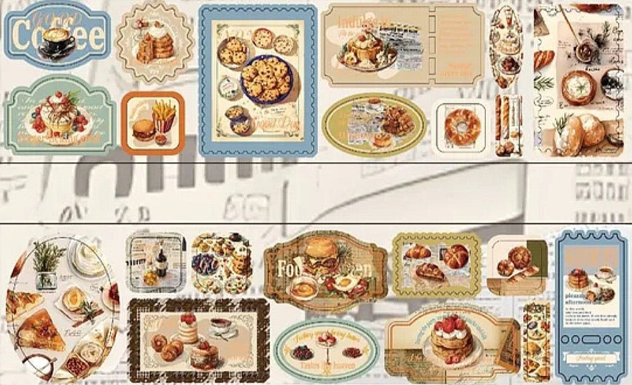 Vintage Kitsch Sticker Rolls - The Kawaii Nest