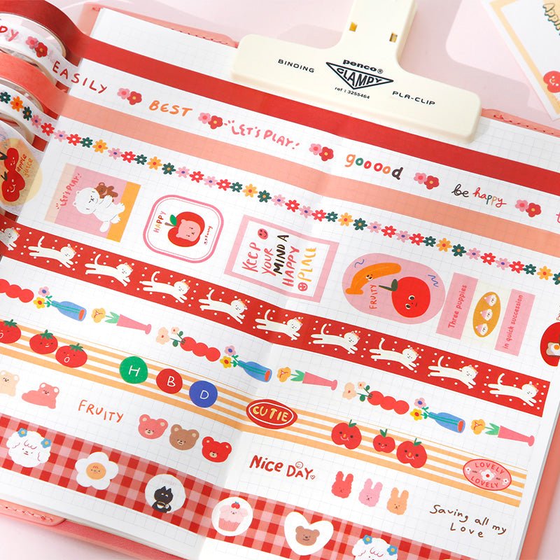 Washi Tape, Sticker and Notepaper Set - The Kawaii Nest