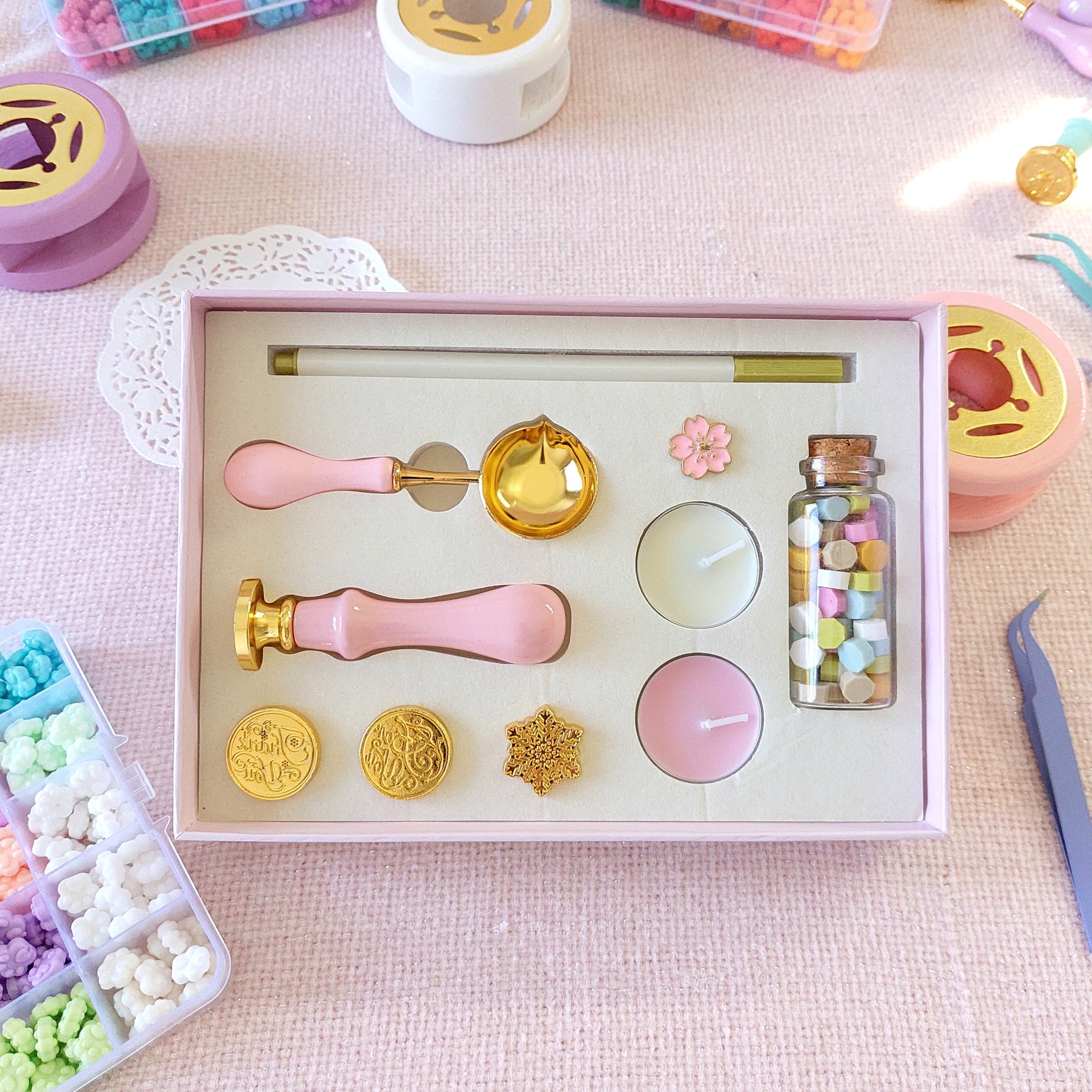 Wax Seal Set with Bonus Furnace - The Kawaii Nest