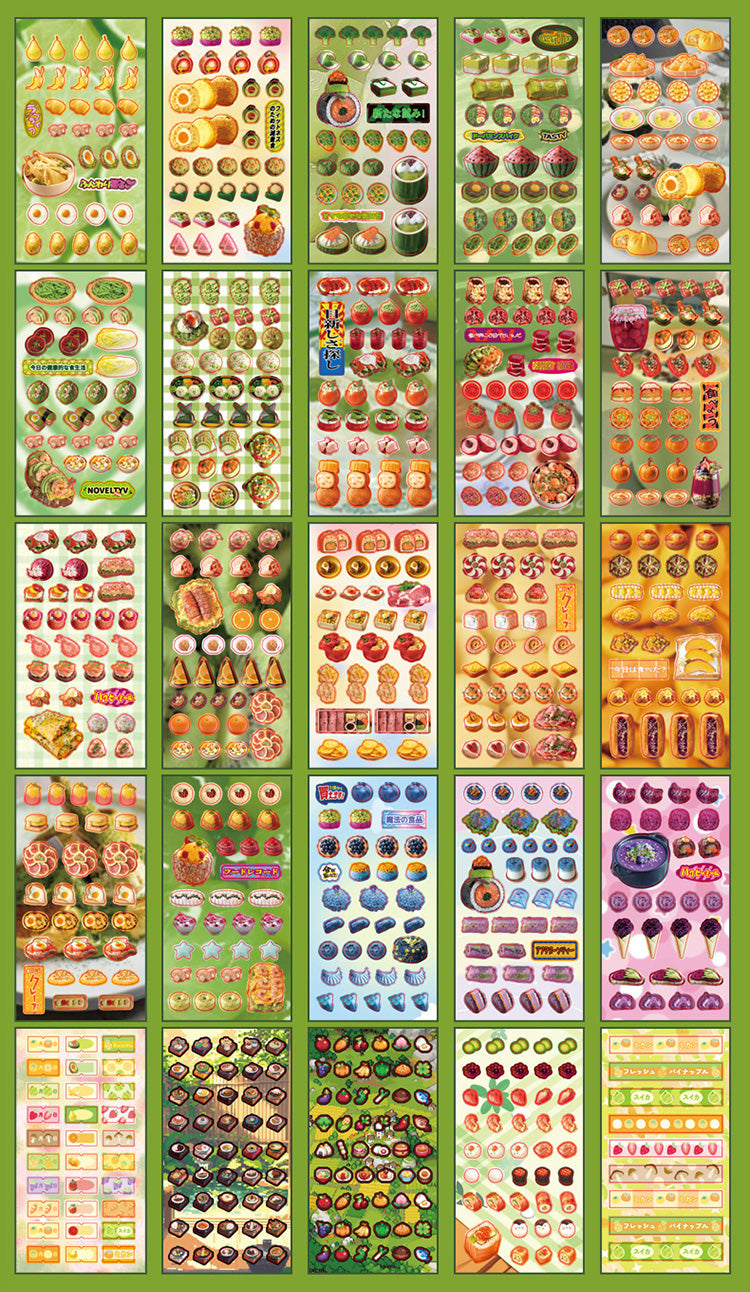 Foodie Sticker Books
