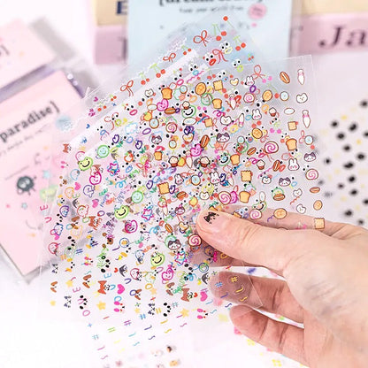 1600 mini sticker deco books pets example