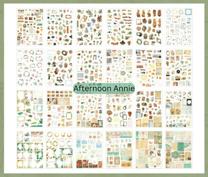 24 Page Book of Beautiful Washi Stickers - The Kawaii Nest