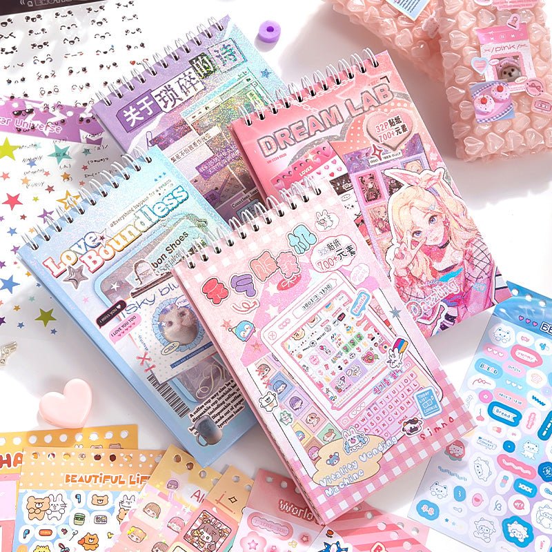32 Page Deco Sticker Books - The Kawaii Nest